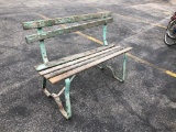 Original Park Bench from Peony Park Green