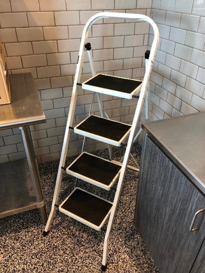 Delxo Foldable 4-Step Ladder Step Stool