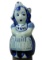 Figural Dutch Girl Porcleain or Ceramic Cane