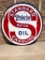 Porcelain Standard Polarine Motor Gasoline Oil Double Sided Sign, 30in, DSP - Standard Oil, Early