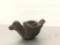Mid-1800's Stone or Pottery Figural Bird Smoking Tobacco Pipe, Bowl, No Stem