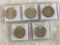 Lot of 5 - Peace Silver Dollars - 1922, 1923 S, 1924, 1925 S, 1926 D