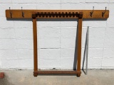 Antique Brunswick, Balke & Collender Co. Billiard Cue Rack