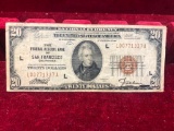 $20 Twenty Dollar National Currency FRB of San Francisco Series of 1929, Rare