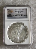 2013 Silver Eagle $1 First Releases MS 70 - NGC Slab