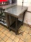 Small Stainless Steel Prep Table or Stand, 16in x 26in x 32in