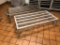 Lot of 2 Dunnage Racks, 48in x 24in, 12in & 14in High
