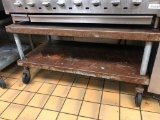 Rolling Stainless Steel Chef Base, 48in x 24in x 24in w/ Undershelf