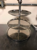 3-Tier Food Display Tray, Stainless Steel