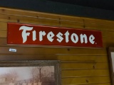 Firestone Tires Metal Sign, 10in x 48in SST