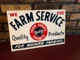 Farm Service Products Tin Sign, 18in x 12in, SST