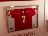 Eric Crouch Signed Jersey, Heisman Trophy Winner,w/ COA Framed