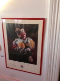 Nebraska Cornhuskers Jerry Tagge Signed Print, Framed