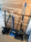 Lot of 3 Brooms and Dust Pans
