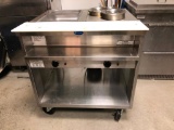 Randell Model; 3612 Hot Food Table, Electric Steam Table, 240v, 33in x 30in x 36in on Casters
