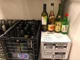 Booze: Sake; Jinro Chamisul, Sho Chiku Bai, Takara, Hana, 24 Total Bottles