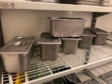 Lot of 6 Vollrath Superpan V5 PN 30362, 1/3 Size Stainless Steel Steam Table Pans w/ Lids, 6in Deep