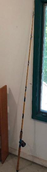 Vintage Fishing Pole Rod and Reel