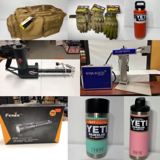 Weekly Tactical, Yeti, New Products Auction One
