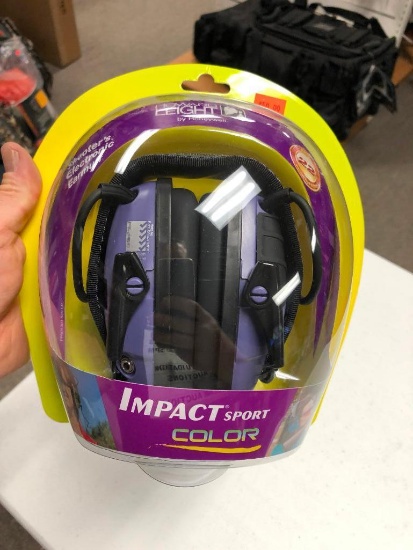 Impact Sport Color Howard Leight by Honeywell, Shooter's Electronic Earmuff, New