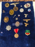 Collection of 20 Nazi German Pins and Badges