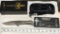 Marfione Closer Custom Knife, Two-Tone Bronzed Stonewash Elmax Mfg. 02/16