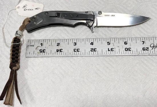 Wilson Tactical Combat Elite No. S30V-USA Folding Knife, 3.5in Blade, 7in Total Open, No Box