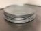 (14) Round 14in Pizza Pans, (4) Steam Pans, (8) Aluminum Baking Sheets, Full Size 18in x 26in