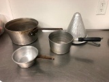 3 Pots and a Strainer