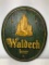 Waldech Beer Hamm's Beer 1969 Embossed Wood-Like Plastic Sign