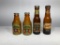 Hamm's Preferred Stock Beer Salt & Pepper Shakers, Miniature Bottles, Lot of 4
