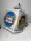 Hamm's Beer Lighted Revolving Sign and Clock, Four Sided Lantern Style