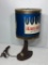 Vintage Hamm's Beer Motion Rotating Beer Lamp or Wall Sconce, 2 Part Shade, Swivel Stem