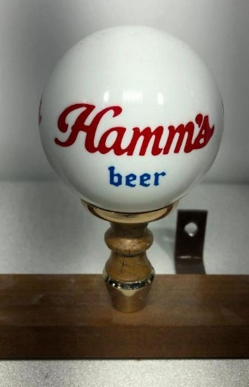 Hamm's Beer Round Knob Style Tap Handle