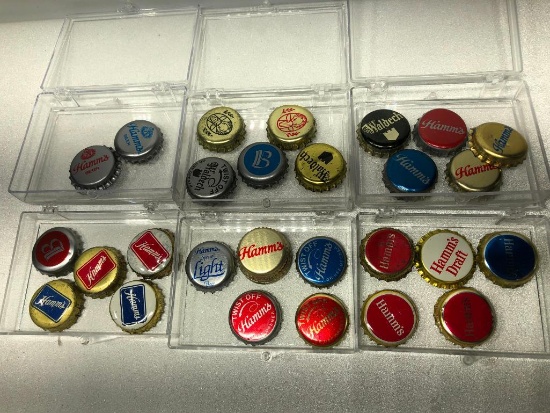 Lot of 27 Various Hamm's Beer Bottle Caps