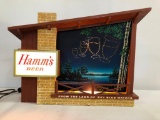 Hamm's Beer Starry Skies Incandescent Lighted Wall Sign