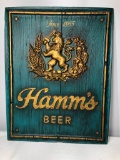 Hamm's Beer Vacuform Sign, circa 1969