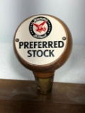 Hamm's Preferred Stock Beer Tap Handle, Two Sided