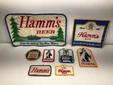 Lot of 8 Hamm's Beer Patches