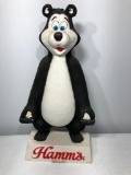 Hamm's Beer Bear Styrofoam Store Display