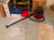 Lot of Shop Vac, Box Fan, Hand Vac, Vintage Metal Luggage and MCM End Table