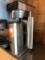 Bunn Commercial Model TB3 Ice Tea Brewer & Dispenser & Lid Dispenser Rack