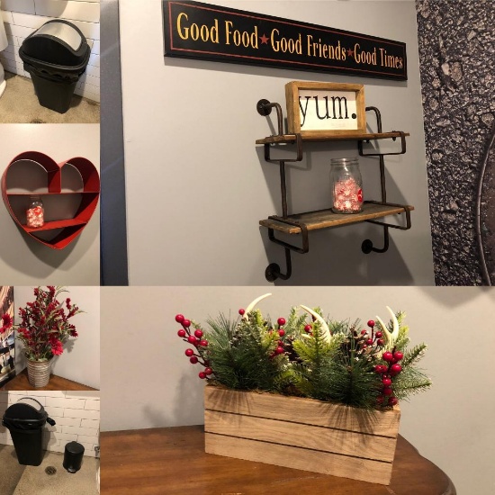 Bathroom Decor, Shelves, Trash Cans, Decor