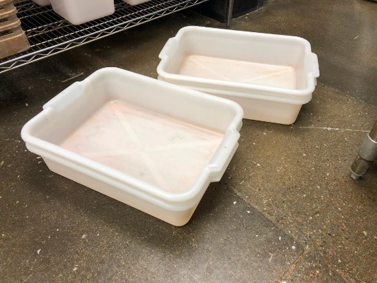 Lot of 4 Bus Tubs