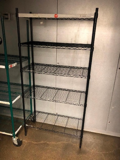 HDX NSF Stationery Shelving Unit, 72in x 16in x 36in w/ 5 Shelves
