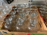 Lot of 30+ Glass Brandy Snifter or Fishbowl Glasses, From Iconic Mai Thai Tiki Lounge,See Note Below