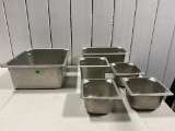 Lot of 6 Steam Table Pans