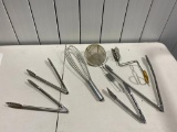 Misc. Kitchen Utensils, Tongs, Strainer, Taco Fryer Basket, Fryer Basket, Misc.