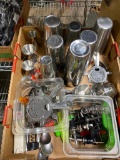 Large Selection of Bar Supplies, SS Drink Shakers, Strainers, Jiggers, Pourers, Knives, Corkscrew