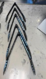 Lot of 5 NSF Stainless Steel Tongs